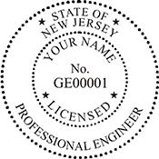 Order your NJ Engineer Seals and Stamps Today. Fast Shipping