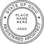 Order your Ohio Architect Stamps and Seals Today. Fast Shipping