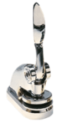 This elegant, precision-made cast desk embosser makes a fine addition to any desk or office. The embosser is metal cast, then individually polished by hand to create a smooth, beautiful surface. Lustrous Chrome Plated Finish.