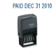 Self-Inking 12 Phrase Micro Message Dater