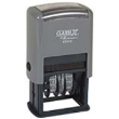 Create your very own 1-4 line custom message stamp in minutes. Each kit includes a self-inking stamp mount, black ink pad, tweezers and 2 sizes of type.