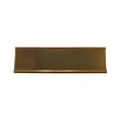 This aluminum nameplate desk holder is the perfect base for an existing nameplate.  It looks great on any office desk or counter top.