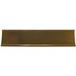 The aluminum desk holder is the perfect base for an existing nameplate. <BR>  Recommended for use on any office desk or counter top.