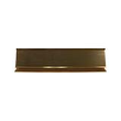 The aluminum pedestal desk holder is the perfect size and look to hold an existing name plate, either on a desk or counter top: It comes in two colors: gold and silver |