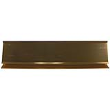 The Aluminum Pedestal Desk Holder (Frame Only) is the perfect base for an existing nameplate. Your name and title are displayed clearly. It looks great on a desk as well as the counter top.