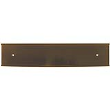 The aluminum wall holder comes in three colors--gold, silver and black.  It's perfect to display your name plate on the wall or door.