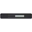 The aluminum changeable wall holder is the perfect base for an existing nameplate.
