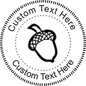 Acorn Embossing Seal. Choose your mount and view your custom text in a live preview. Find all your custom embossing needs at xstampers.com
