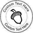 Acorn Embossing Seal. Choose your mount and view your custom text in a live preview. Find all your custom embossing needs at xstampers.com