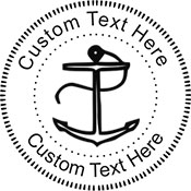 Anchor Embossing Seal. Choose your mount and view your custom text in a live preview. Find all your custom embossing needs at xstampers.com