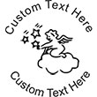 Angel-1 Embossing Seal. Choose your mount and view your custom text in a live preview. Find all your custom embossing needs at xstampers.com