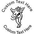 Angel-2 Embossing Seal. Choose your mount and view your custom text in a live preview. Find all your custom embossing needs at xstampers.com