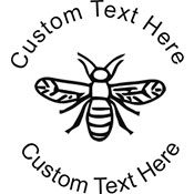 Bee-1 Embossing Seal. Choose your mount and view your custom text in a live preview. Find all your custom embossing needs at xstampers.com