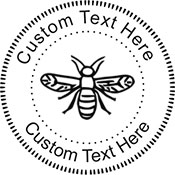 Bee-1 Embossing Seal. Choose your mount and view your custom text in a live preview. Find all your custom embossing needs at xstampers.com