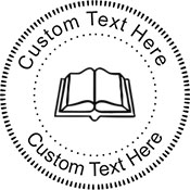 Book-1 Embossing Seal. Choose your mount and view your custom text in a live preview. Find all your custom embossing needs at xstampers.com