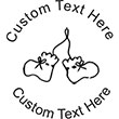 Booties Embossing Seal. Choose your mount and view your custom text in a live preview. Find all your custom embossing needs at xstampers.com