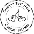 Booties Embossing Seal. Choose your mount and view your custom text in a live preview. Find all your custom embossing needs at xstampers.com