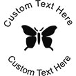 Butterfly Embossing Seal. Choose your mount and view your custom text in a live preview. Find all your custom embossing needs at xstampers.com