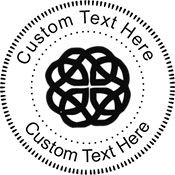 Celtic Embossing Seal. Choose your mount and view your custom text in a live preview. Find all your custom embossing needs at xstampers.com