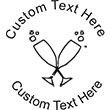 Champagne Embossing Seal. Choose your mount and view your custom text in a live preview. Find all your custom embossing needs at xstampers.com