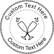Champagne Embossing Seal. Choose your mount and view your custom text in a live preview. Find all your custom embossing needs at xstampers.com