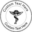 Chiropractor Embossing Seal. Choose your mount and view your custom text in a live preview. Find all your custom embossing needs at xstampers.com