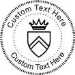 Crest Embossing Seal. Choose your mount and view your custom text in a live preview. Find all your custom embossing needs at xstampers.com