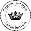 Crown-3 Embossing Seal. Choose your mount and view your custom text in a live preview. Find all your custom embossing needs at xstampers.com