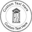 Door-2 Embossing Seal. Choose your mount and view your custom text in a live preview. Find all your custom embossing needs at xstampers.com