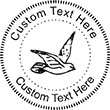 Dove-1 Embossing Seal. Choose your mount and view your custom text in a live preview. Find all your custom embossing needs at xstampers.com