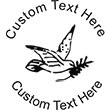 Dove-2 Embossing Seal. Choose your mount and view your custom text in a live preview. Find all your custom embossing needs at xstampers.com