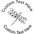 Dragonfly Embossing Seal. Choose your mount and view your custom text in a live preview. Find all your custom embossing needs at xstampers.com