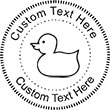 Duck Embossing Seal. Choose your mount and view your custom text in a live preview. Find all your custom embossing needs at xstampers.com