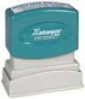 Eco Pre-Inked Stamp - Good for the planet and convenient for all office and personal uses. Ideal for return addresses, company names, check endorsements, special messages, etc.
Impression Dimensions: 1" x 2" For more stamps go to Xstamper.com
