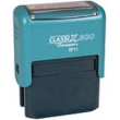 This steel self-inking custom stamps is constructed from rigid steel to stand up to daily use.  It is engineered for smooth, steady operation.
This rubber stamp can have up to 18 lines and 34 characters of text. For more stamps go to Xstampers.com