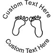 Feet Embossing Seal. Choose your mount and view your custom text in a live preview. Find all your custom embossing needs at xstampers.com