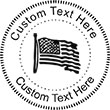 Flag Embossing Seal. Choose your mount and view your custom text in a live preview. Find all your custom embossing needs at xstampers.com