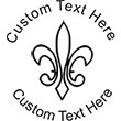 Fleur Embossing Seal. Choose your mount and view your custom text in a live preview. Find all your custom embossing needs at xstampers.com