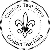 Fleur Embossing Seal. Choose your mount and view your custom text in a live preview. Find all your custom embossing needs at xstampers.com