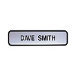 Designer Wall and Door Sign Black Frame 2” x 8”  has been engineered as a quality interior sign system and features a professional look that matches any modern office environment, available at Xstampers.com