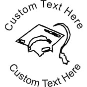 Grad Embossing Seal. Choose your mount and view your custom text in a live preview. Find all your custom embossing needs at xstampers.com