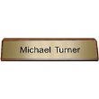 Plastic Nameplate on Wood 2 in. x 10 in.