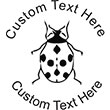 Ladybug Embossing Seal. Choose your mount and view your custom text in a live preview. Find all your custom embossing needs at xstampers.com