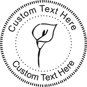 Lily Embossing Seal. Choose your mount and view your custom text in a live preview. Find all your custom embossing needs at xstampers.com