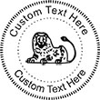 Lion Embossing Seal. Choose your mount and view your custom text in a live preview. Find all your custom embossing needs at xstampers.com