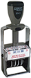 ClassiX Self-Inking Steel Date Stamp 1 1/8" x 1 5/8"	is made from durable steel construction for heavy volume stamping, visit Xstampers.com for more