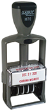 ClassiX Self-Inking Plastic Date Stamp 15/16" X 1 9/16"	is made from durable plastic construction for repetitive high volume stamping, visit Xstampers.com for more