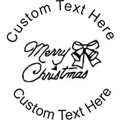 MERRYXMAS Embossing Seal. Choose your mount and view your custom text in a live preview. Find all your custom embossing needs at xstampers.com