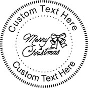 MERRYXMAS Embossing Seal. Choose your mount and view your custom text in a live preview. Find all your custom embossing needs at xstampers.com