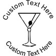 Martini Embossing Seal. Choose your mount and view your custom text in a live preview. Find all your custom embossing needs at xstampers.com